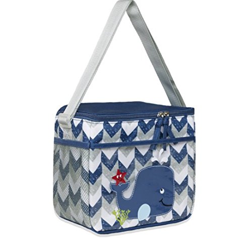 Whale Character Insulated Diaper/Bottle Bag - Boys